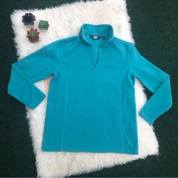Lands End Lightweight 1/4 Zip Fleece Pullover - Picture 3 of 15